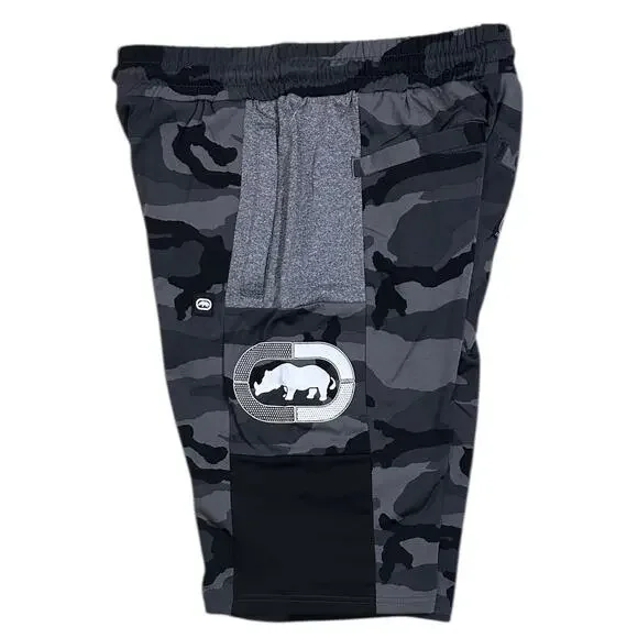 Ecko Unltd Men's Street Camo Activewear Shorts - Picture 2 of 3